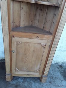 Vintage Pine corner cabinet