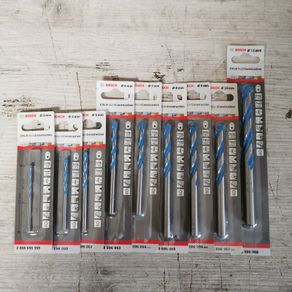 9 Pce Bosch CYL-9 Concrete Drill Bits 3 - 12mm