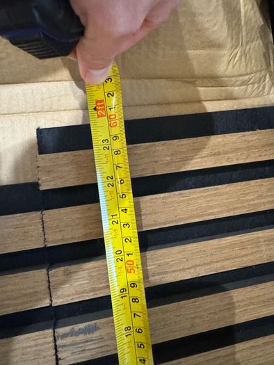 Oiled Oak Acoustic Wall Panelling