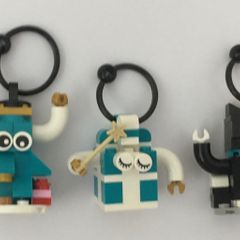 3x Lego Christmas ornaments