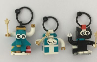 3x Lego Christmas ornaments