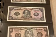 Ecuador Uncirculated Banknotes Lot