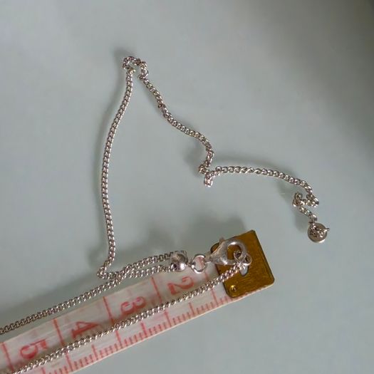Pandora large O pendant necklace size ajustable. Very good condition
