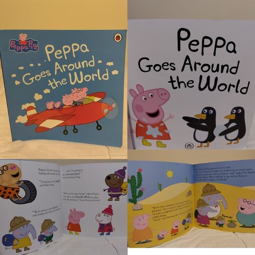 Peppa goes around the world storybook