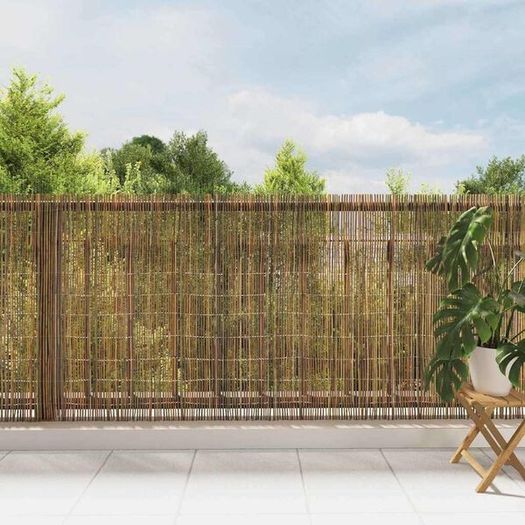 Bamboo Fence Brown 300 x 125 cm Bamboo