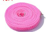 clothesline pink cloth line 10M Portable Anti-Skid Outdoor Drying Rope