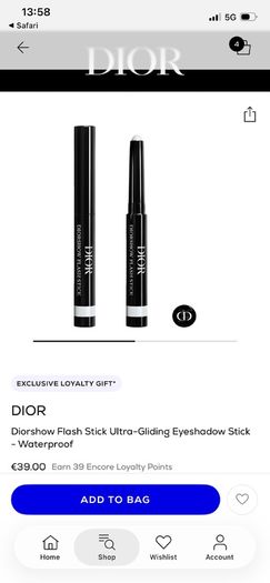 Dior show Flashstick Eyeshadow