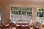 Wicker couch and chairs
