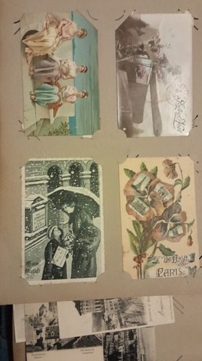 Antique French PostCards circa 1890s to Early 1900s  with Very old Stamps Huge Collection