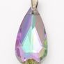 Vintage 925 Sterling Silver Rainbow Crystal Pendant Image 3