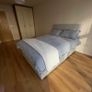 Double Divan Bed With Mattress, 2 Drawers And Bedside Table, Nearly New Image 2