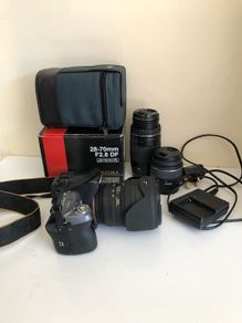 Sony Digital Camera & 3 Lenses