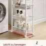 Narrow Trolley with 5 levels on castors Image 7