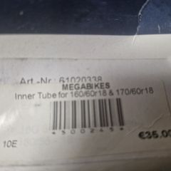 New Rear Tube 160/60r/18