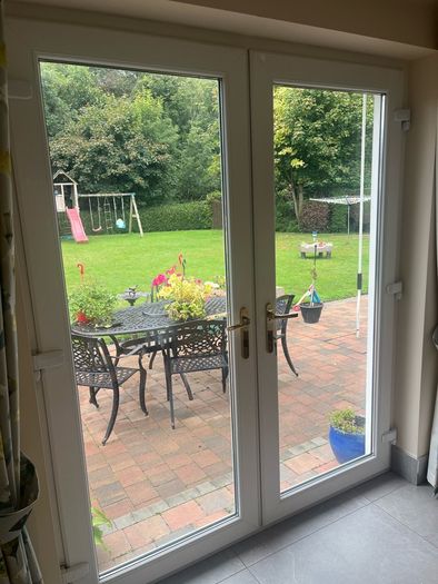 Front, back and french doors