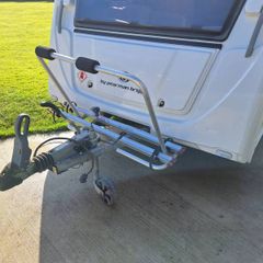 Caravan bike carrier