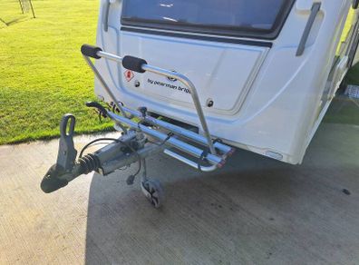 Caravan bike carrier