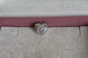Pandora charm heart princess with corona gold very good condition