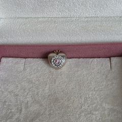 Pandora charm heart princess with corona gold very good condition