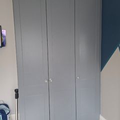 Painted fitted wardrobes