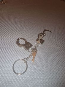 Handcuffs Mini Keychain