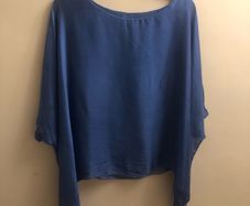 Blue blouse (approx size 20)