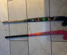 Two hockey sticks