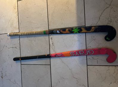 Two hockey sticks