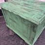 Small Vintage style  2 glass door counter  cabinet Image 4