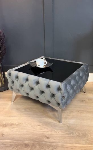 Chester coffe table with glass
