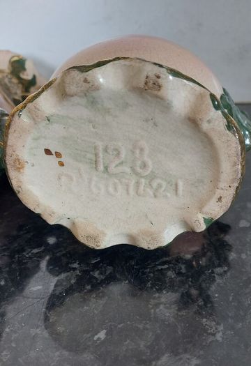 Beautiful pair of antique mantel vases