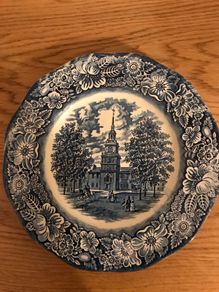 Vintage Staffordshire Ironstone Plate