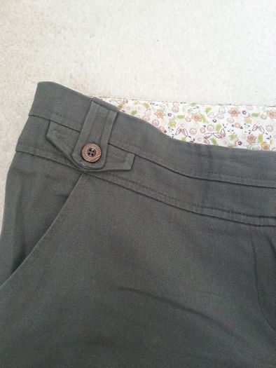 Khaki Green Trousers - Size 14