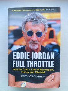 BNWT Eddie Jordan Full Throttle Hardback Book