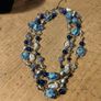 vintage multi-strand statement necklace. Image 6