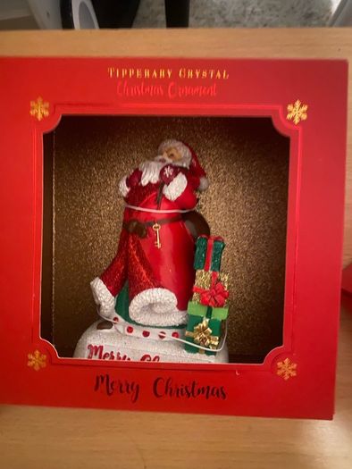 Christmas Tipperary Crystal Ornaments
