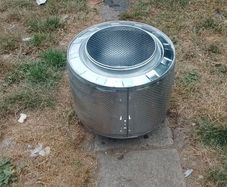 Drum fire pit