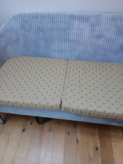 wicker sofa