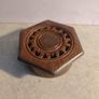 Wood Vintage Jewelry Box || Hexagon Shape Image 6