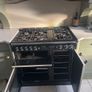 Rangemaster Classic 90 Dual Fuel Range Cooker Cream & Chrome Image 3