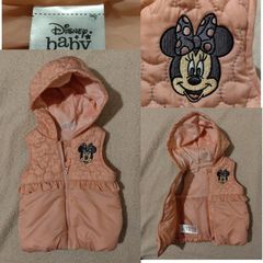 Disney Baby Minnie Mouse Hooded Gilet Jacket