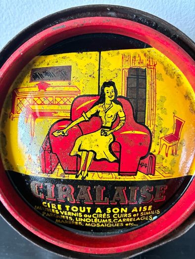 Vintage French Wax Polish Tin