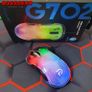 G702 Right-Handed Wired USB RGB Backlit Ergonomic Game Mouse with CMOS Sensor Crystal Transparent Shell for Electronic Sports Image 3