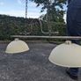 Pool table brass ceiling lights Image 2