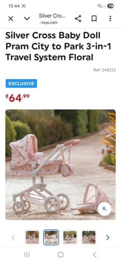 Silvercross 3 in 1 travel system