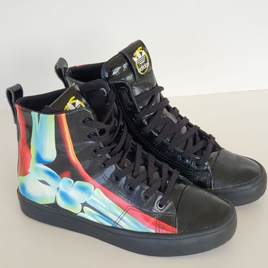 Adidas x Rita Ora skeleton hi top trainers