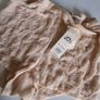 Miss Selfridges - Beige Cream Scallop Beading Vintage Style Shorts Image 7