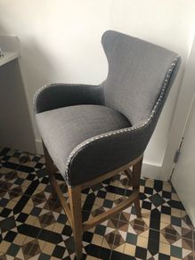 studded bar stool