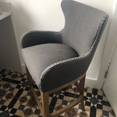 studded bar stool