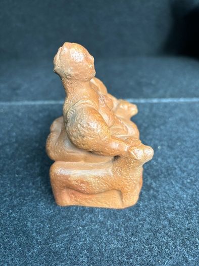 Handmade Clay Catal Huyuk Mother Goddess Figurine